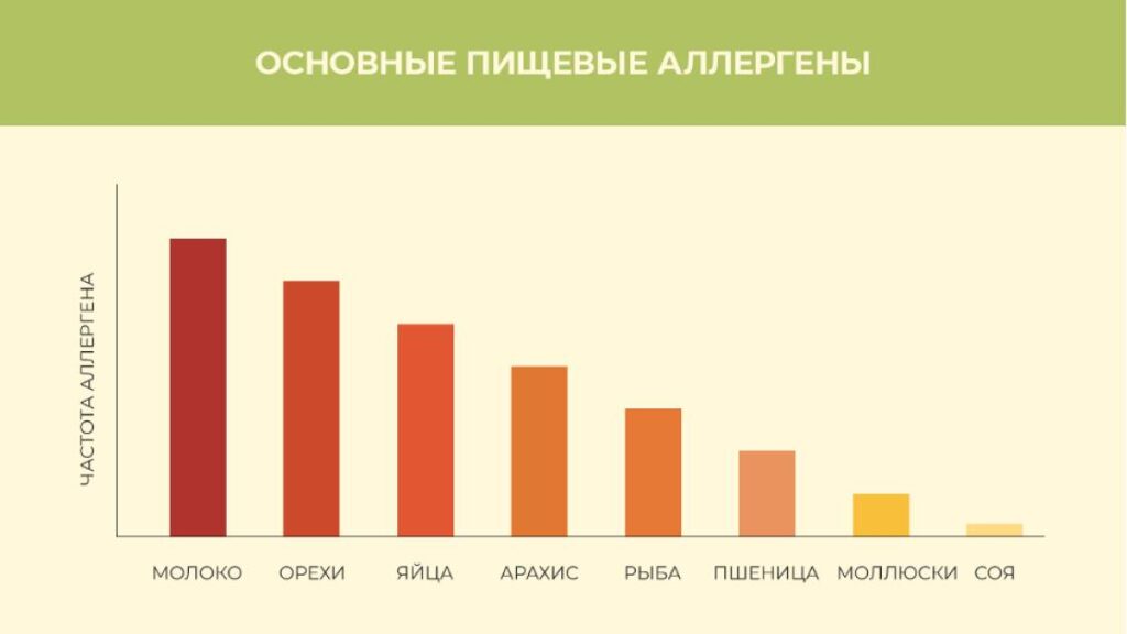 Основные пищевые аллергены